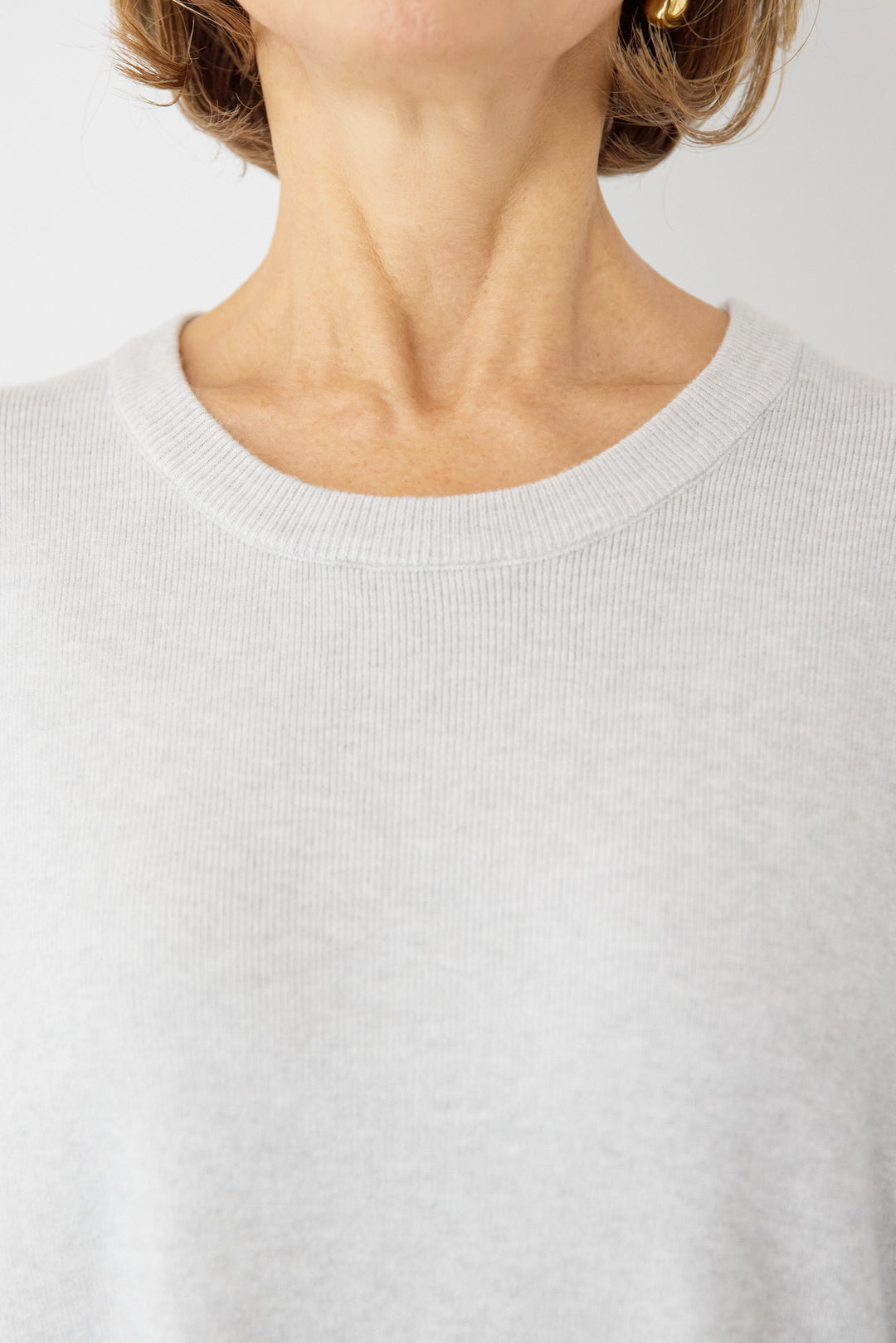 [SET]フレアヘムニットワンピース+スタンドカラー中綿ショートブルゾン(2set)