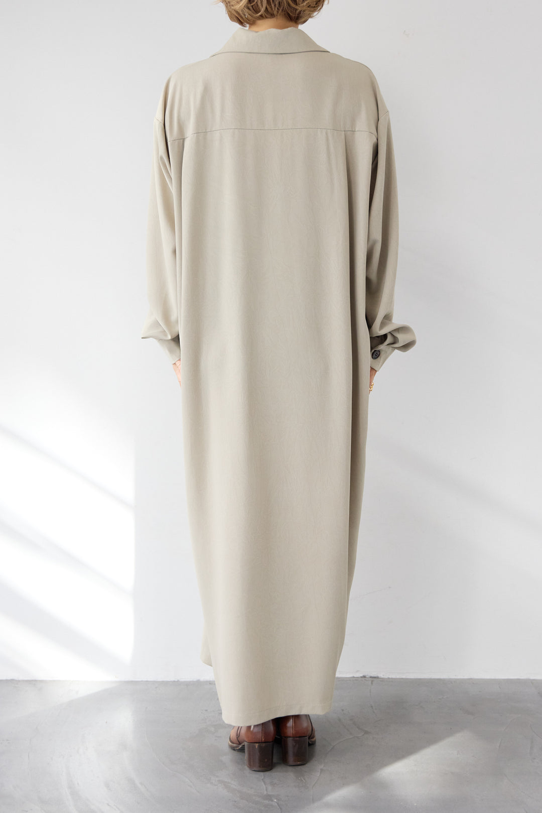 ダブルポケットシャツワンピース