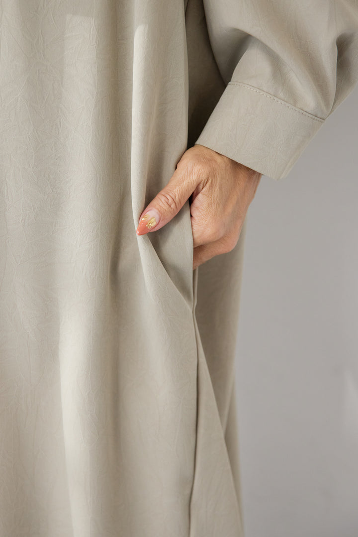 ダブルポケットシャツワンピース