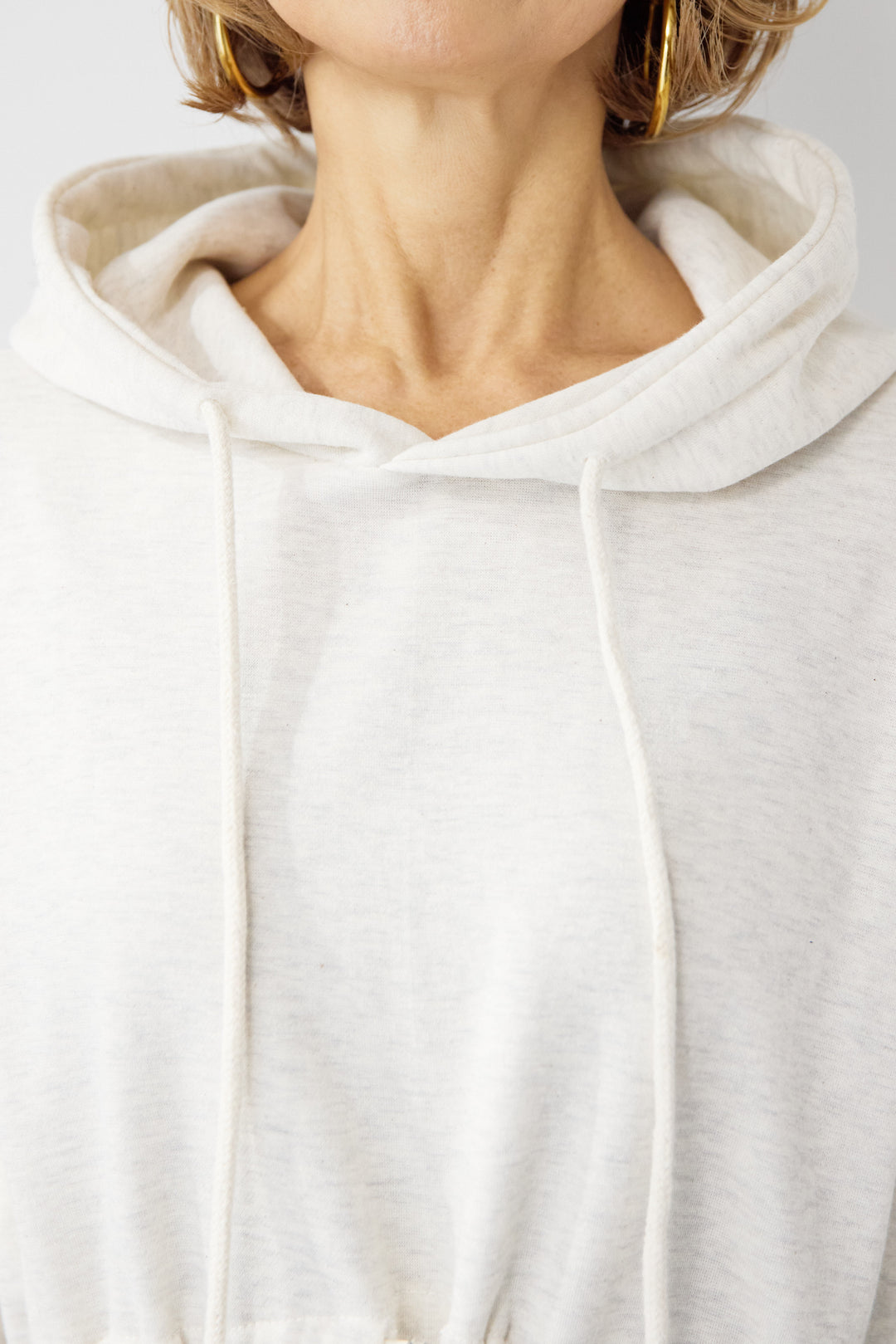 裏起毛ドロストロングフーディーワンピース