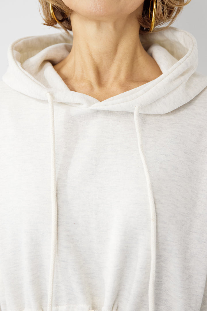 裏起毛ドロストロングフーディーワンピース