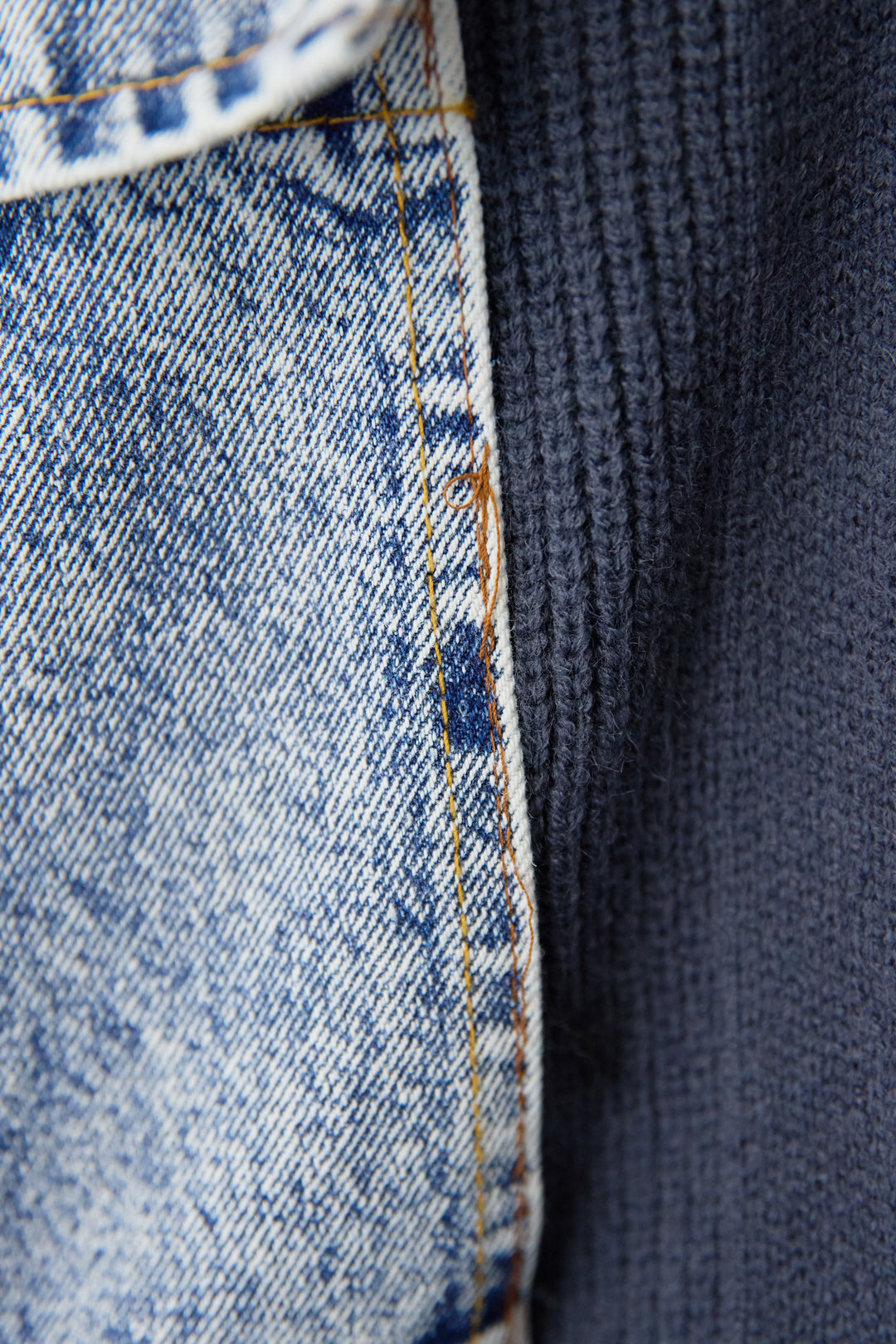 デニムポケットジップカーディガン