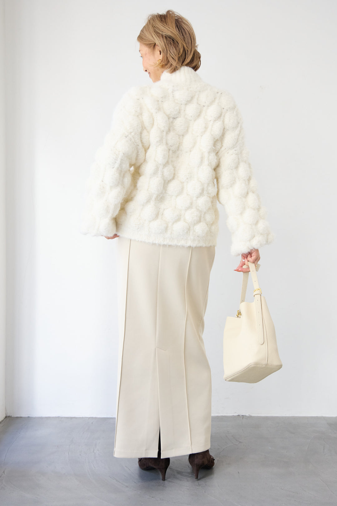 ポコポコニットプルオーバー