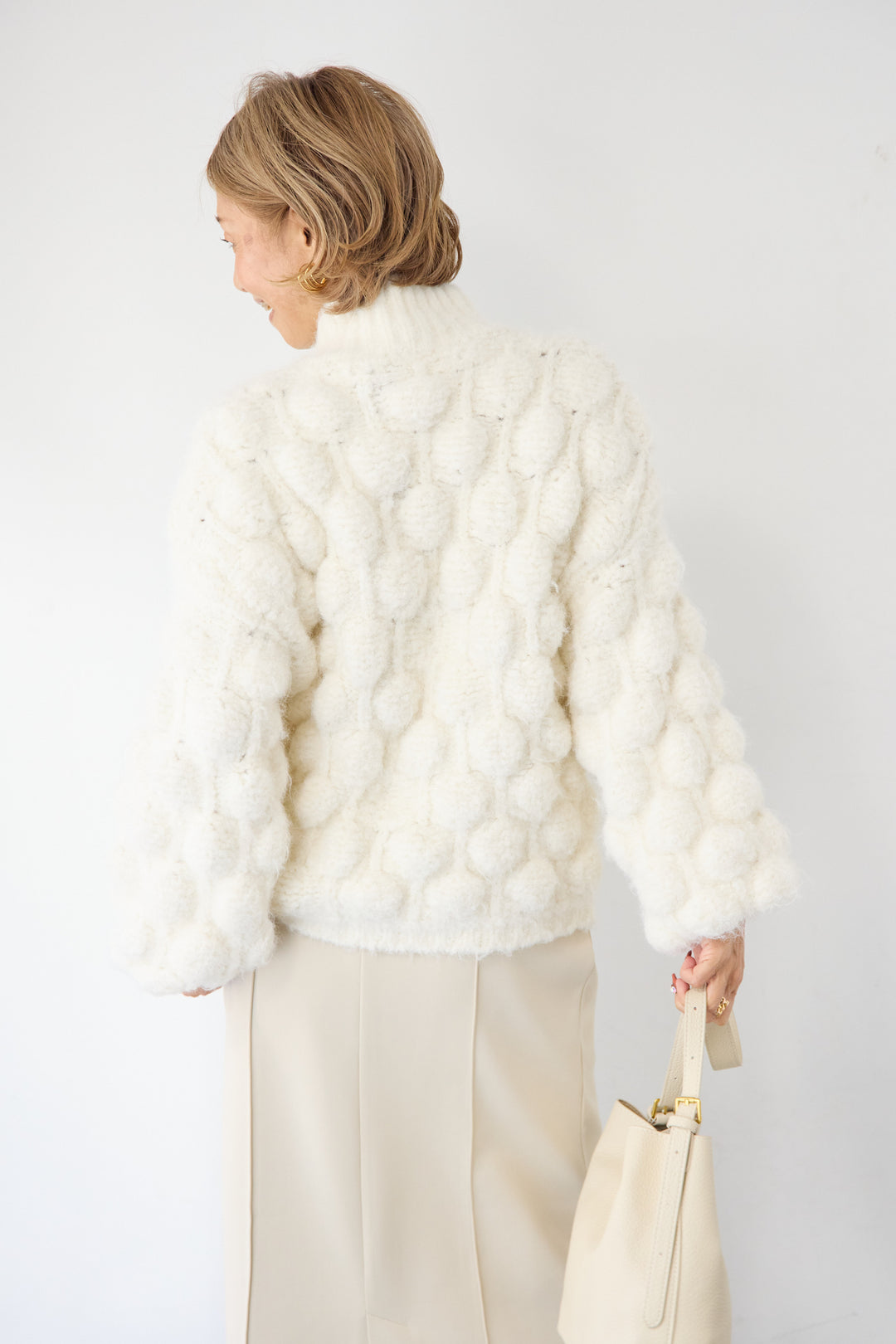 ポコポコニットプルオーバー