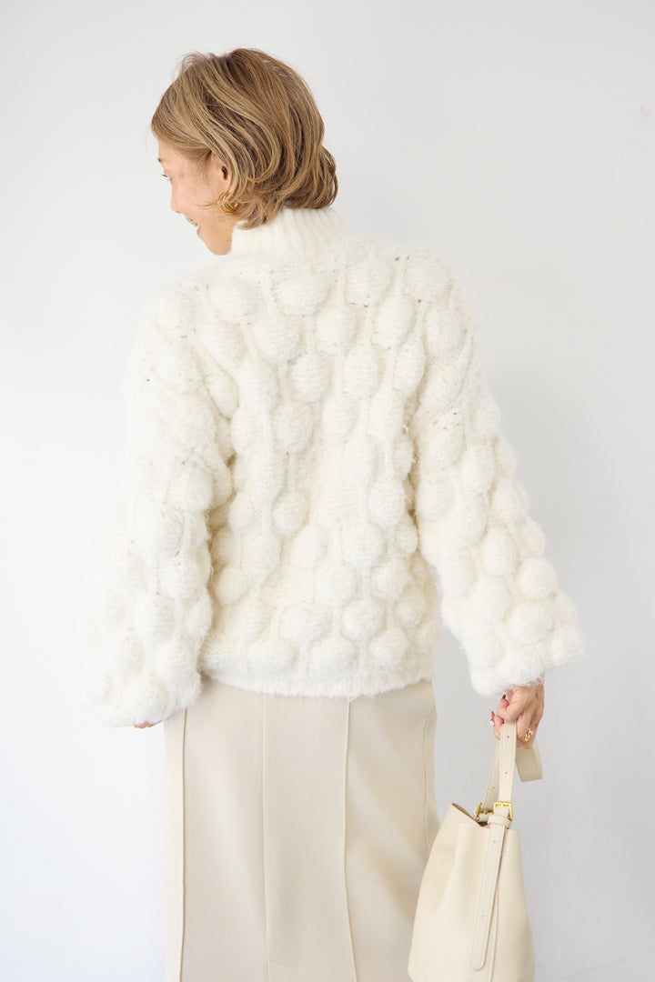 ポコポコニットプルオーバー