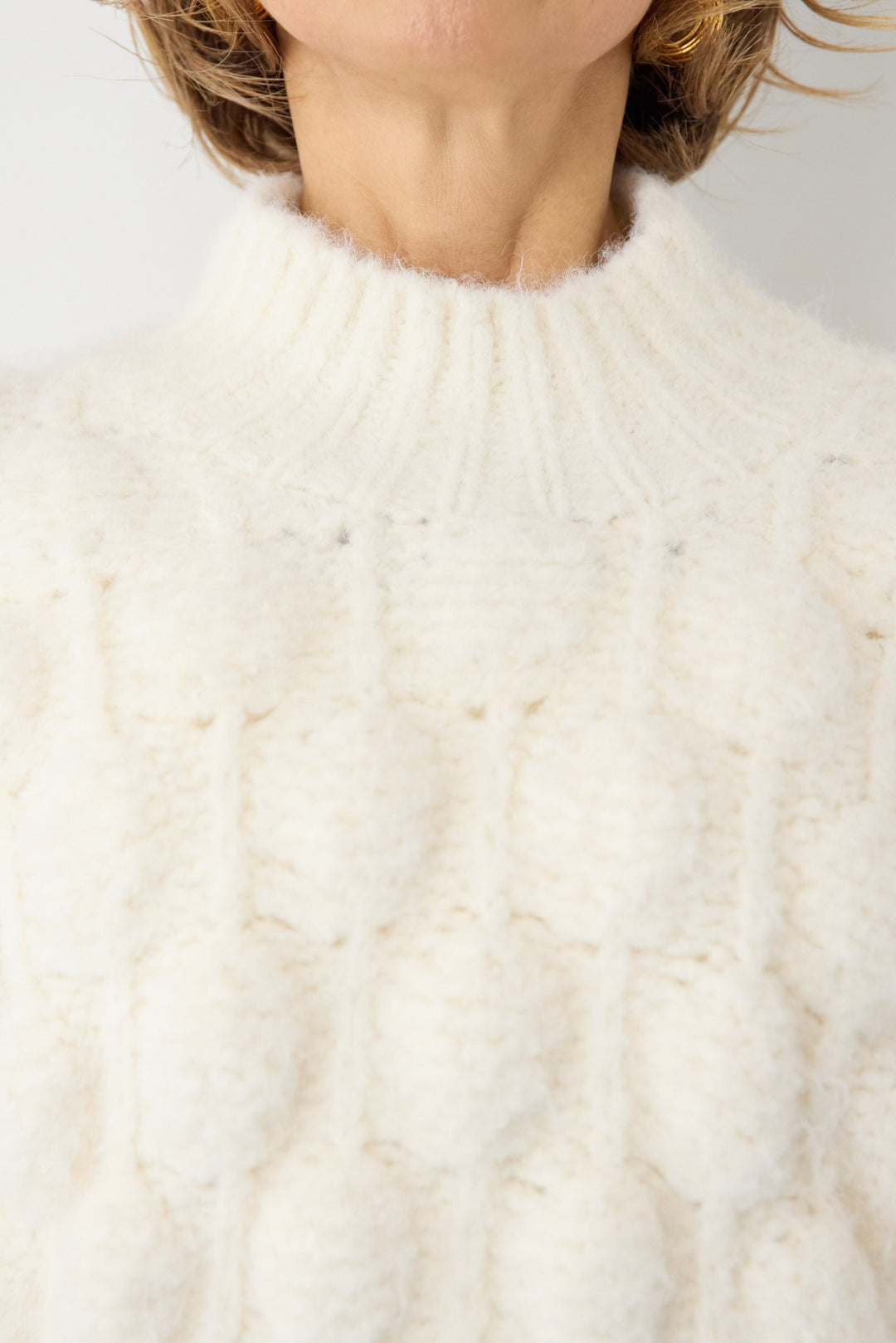 ポコポコニットプルオーバー