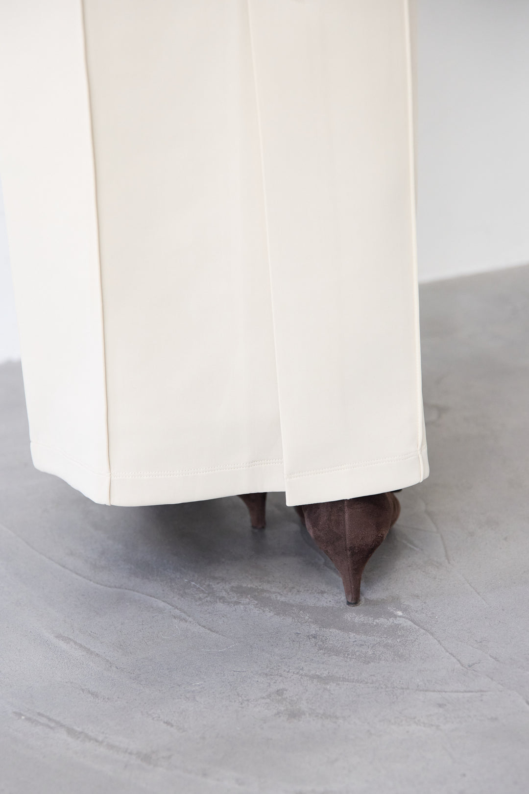 ダンボール ピンタックロングスカート