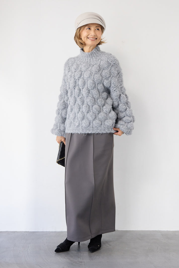 ダンボール ピンタックロングスカート