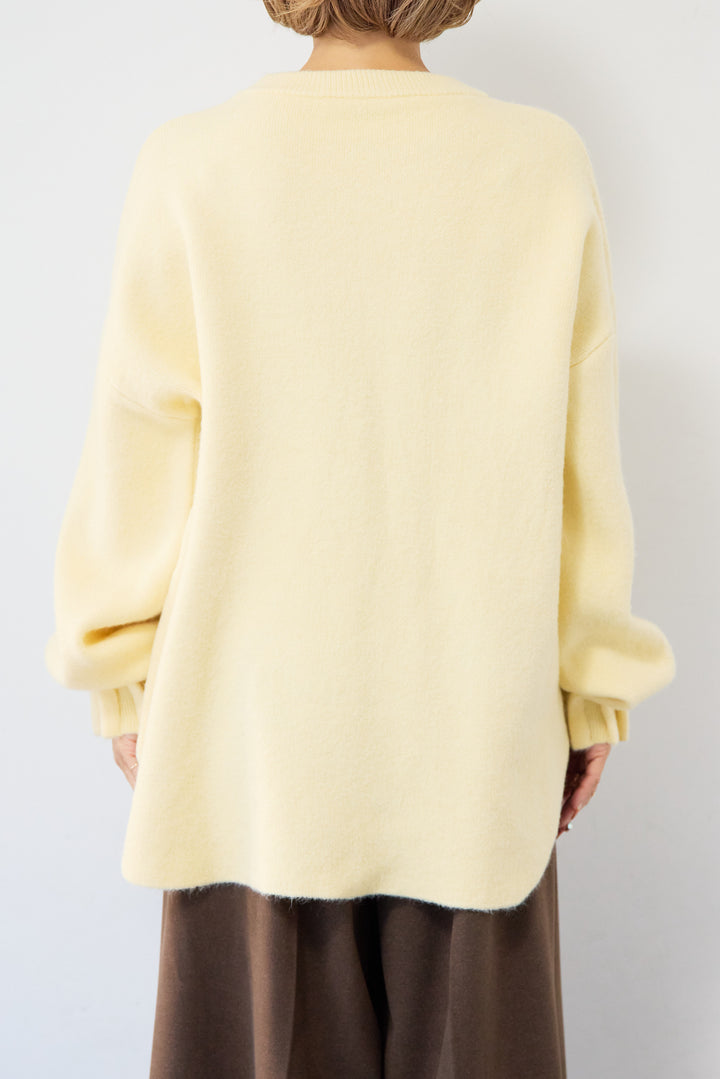 袖タックニット