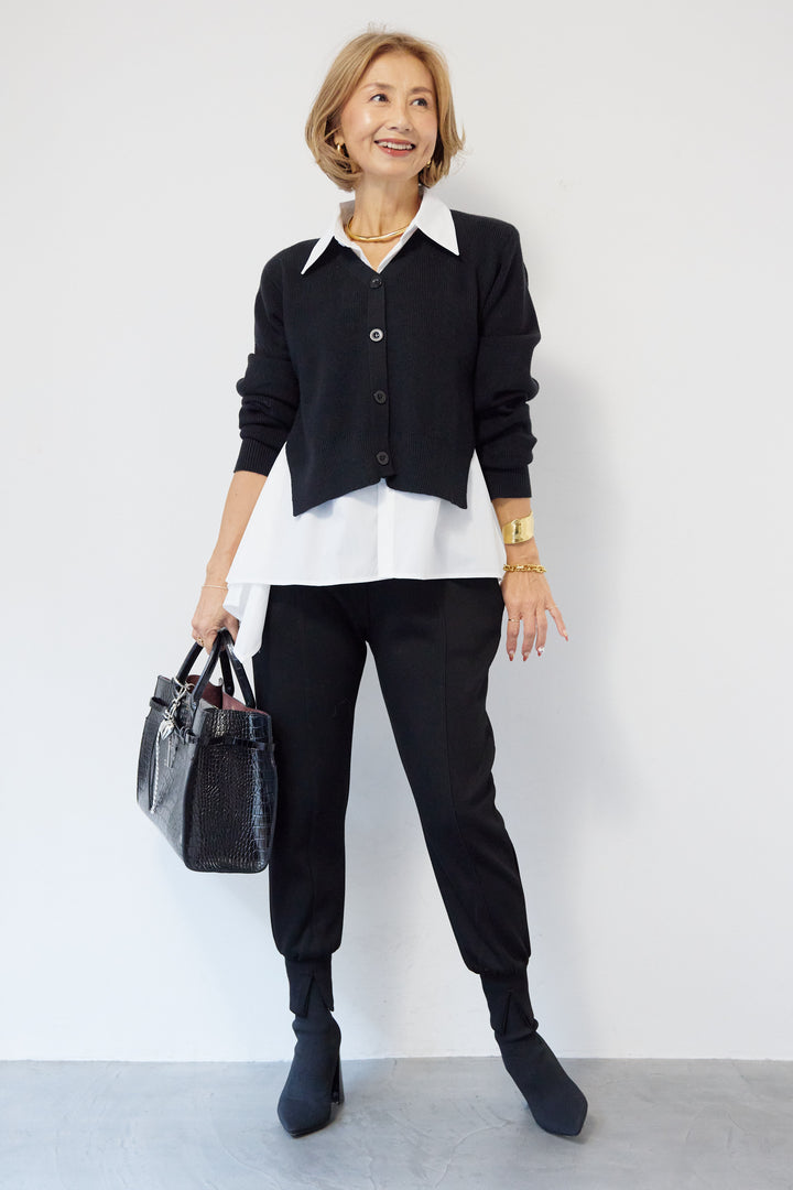 ニットドッキングシャツ