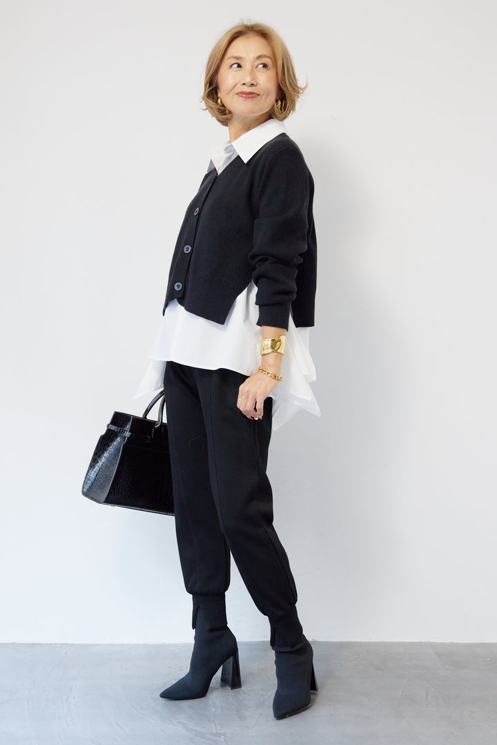 ニットドッキングシャツ