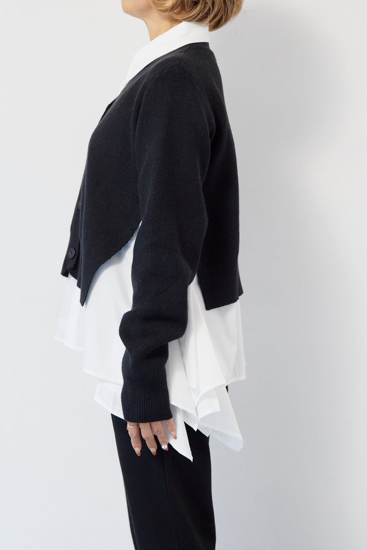 ニットドッキングシャツ