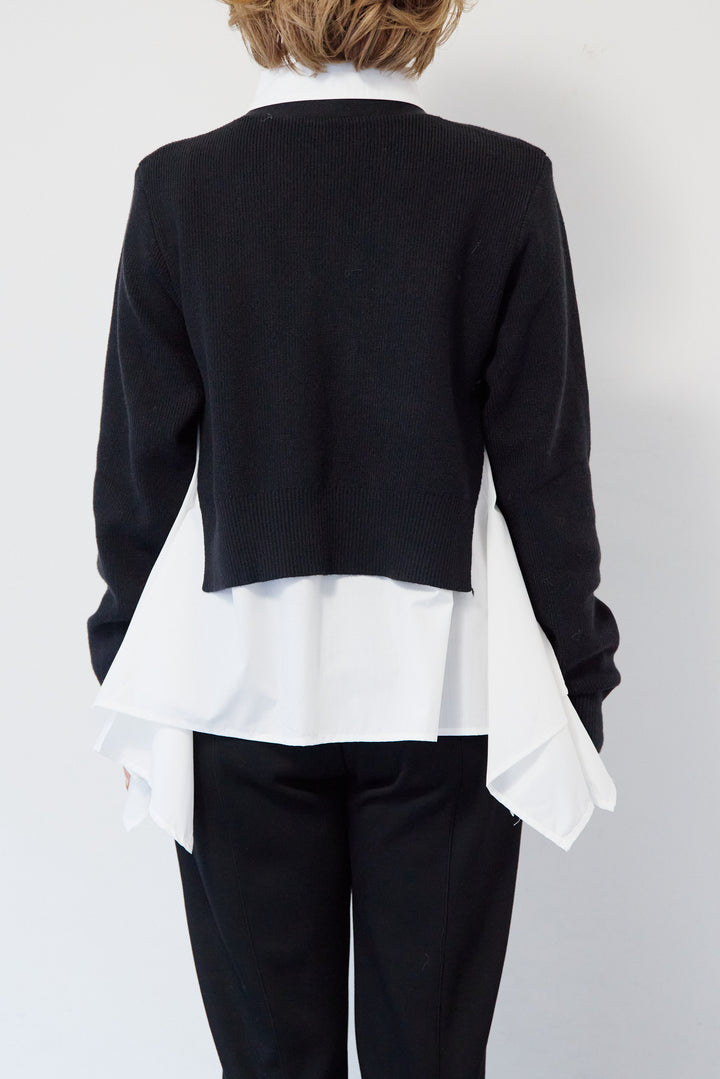 ニットドッキングシャツ