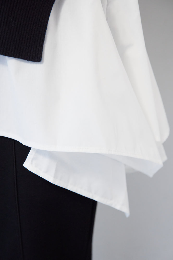 ニットドッキングシャツ