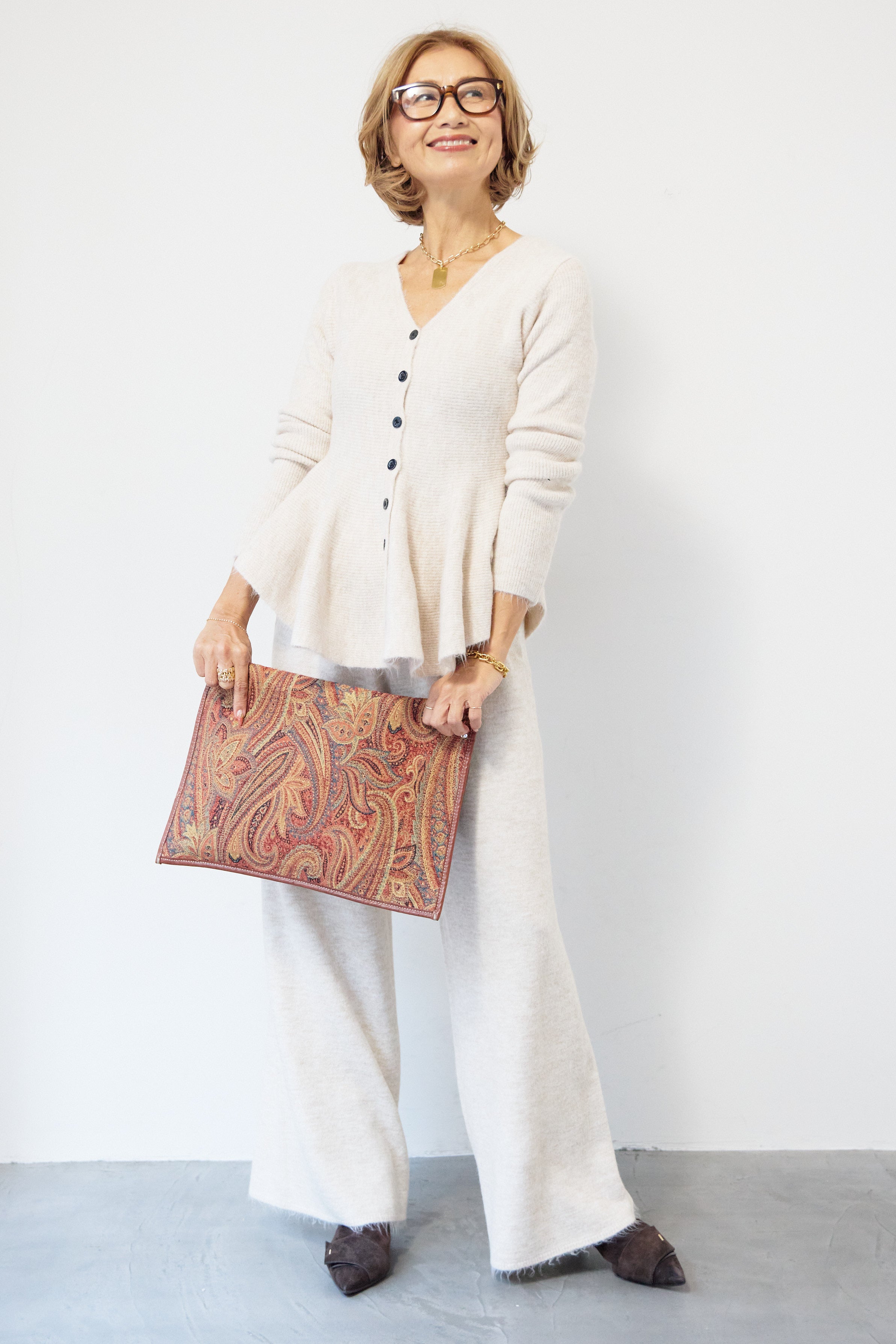 ペプラムニットセットアップ – plusotoha