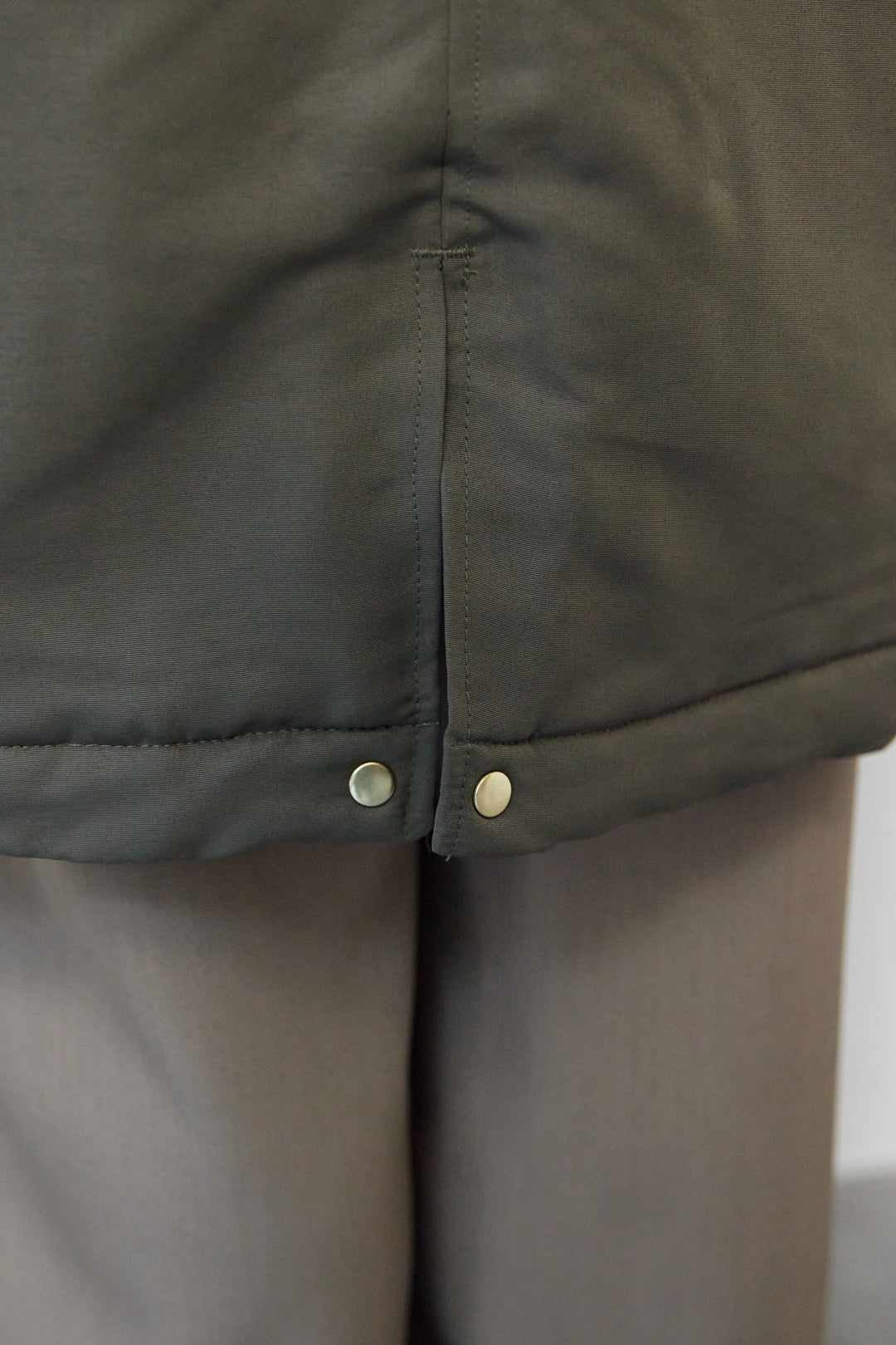 【撥水】フェイクファーライナーモッズコート