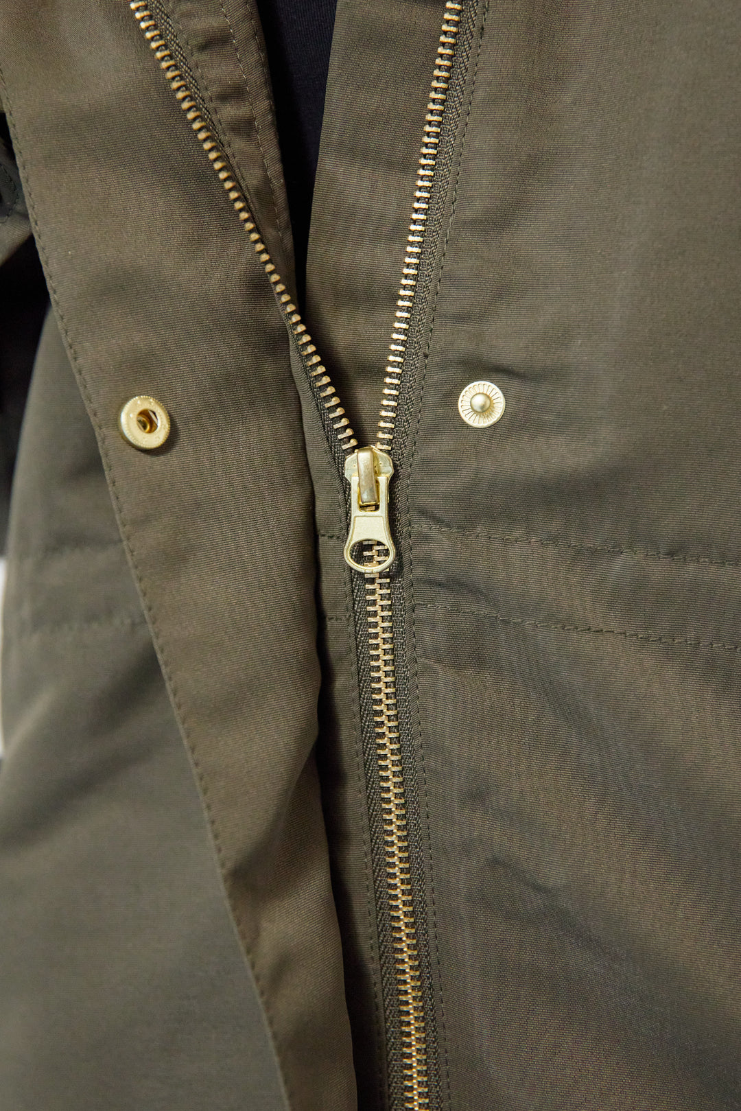 【撥水】フェイクファーライナーモッズコート