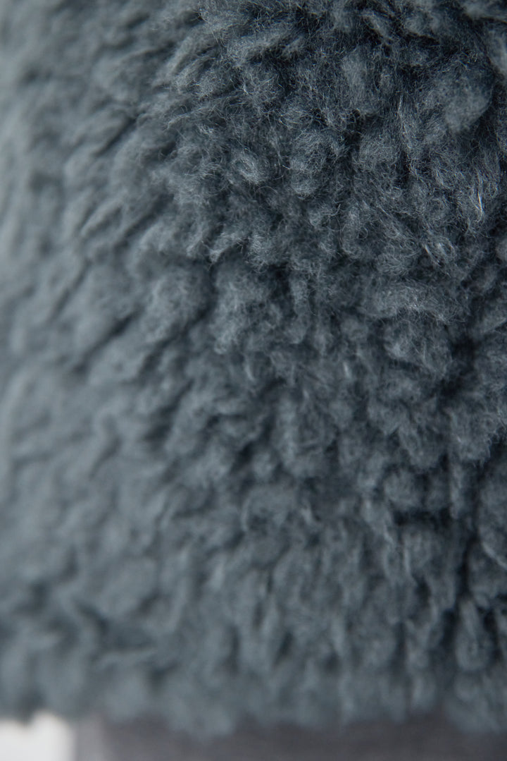 [SET]バックジップソフトダンボールワンピース+カーリーファーショートベスト(2set)