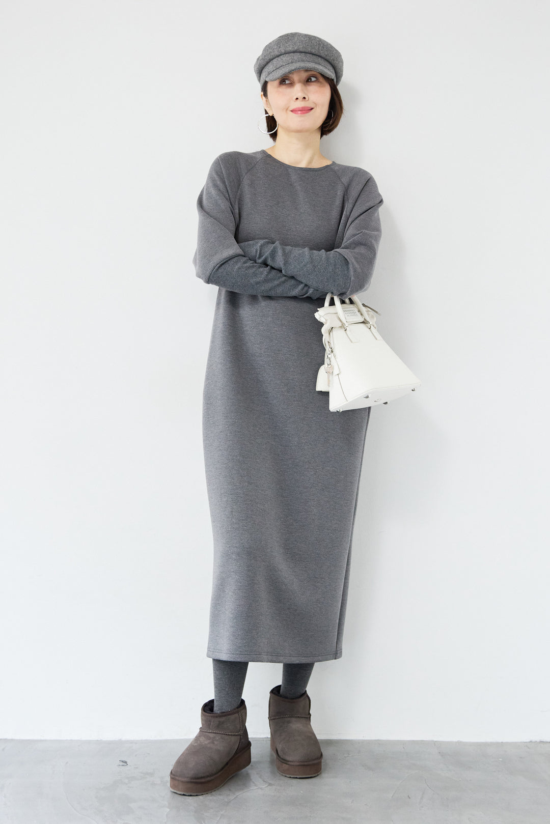 バックジップソフトダンボールワンピース