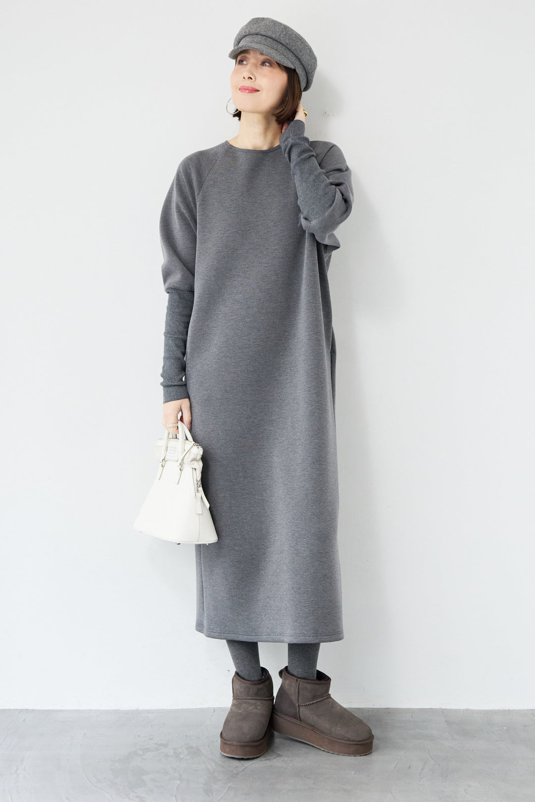 バックジップソフトダンボールワンピース