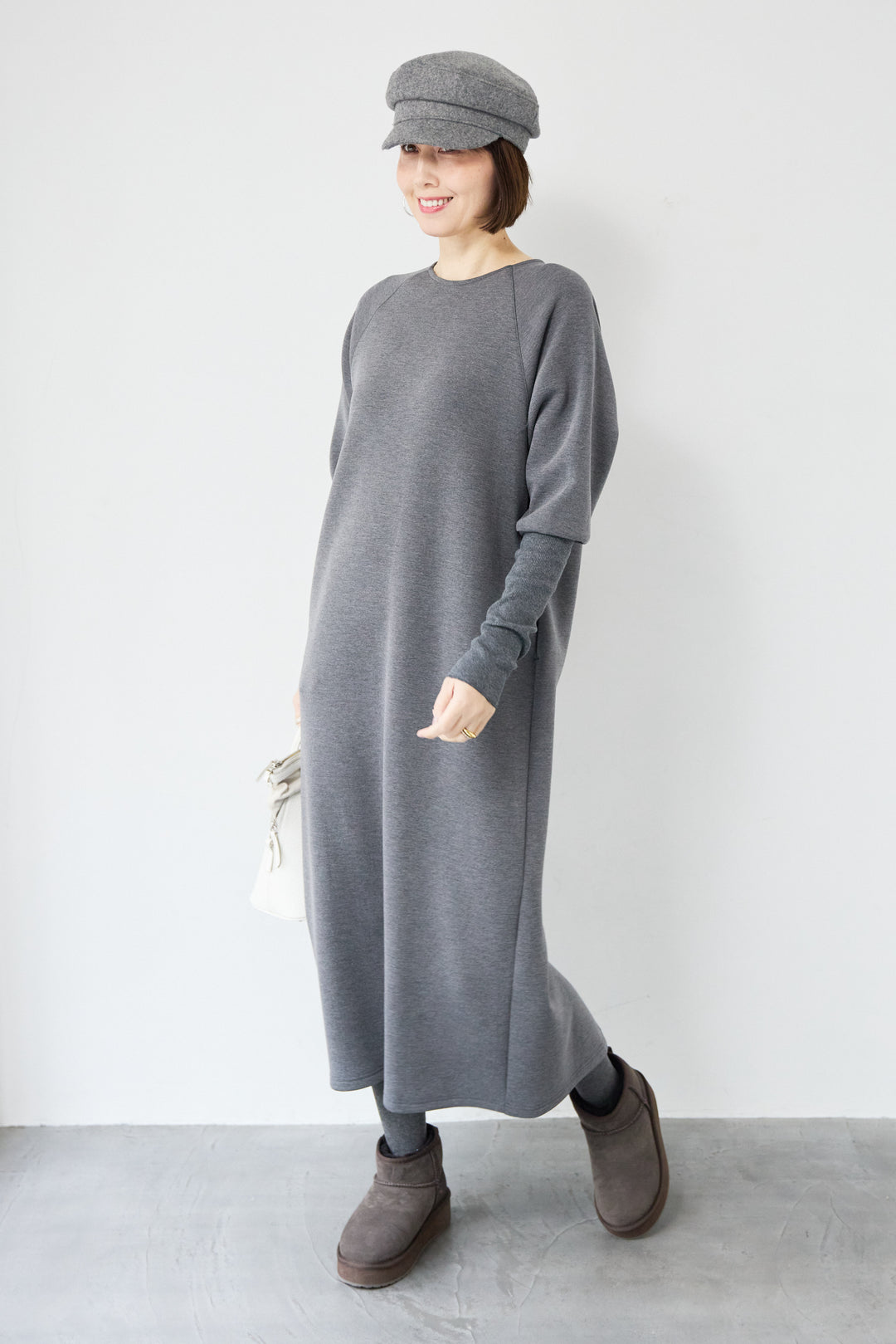 バックジップソフトダンボールワンピース