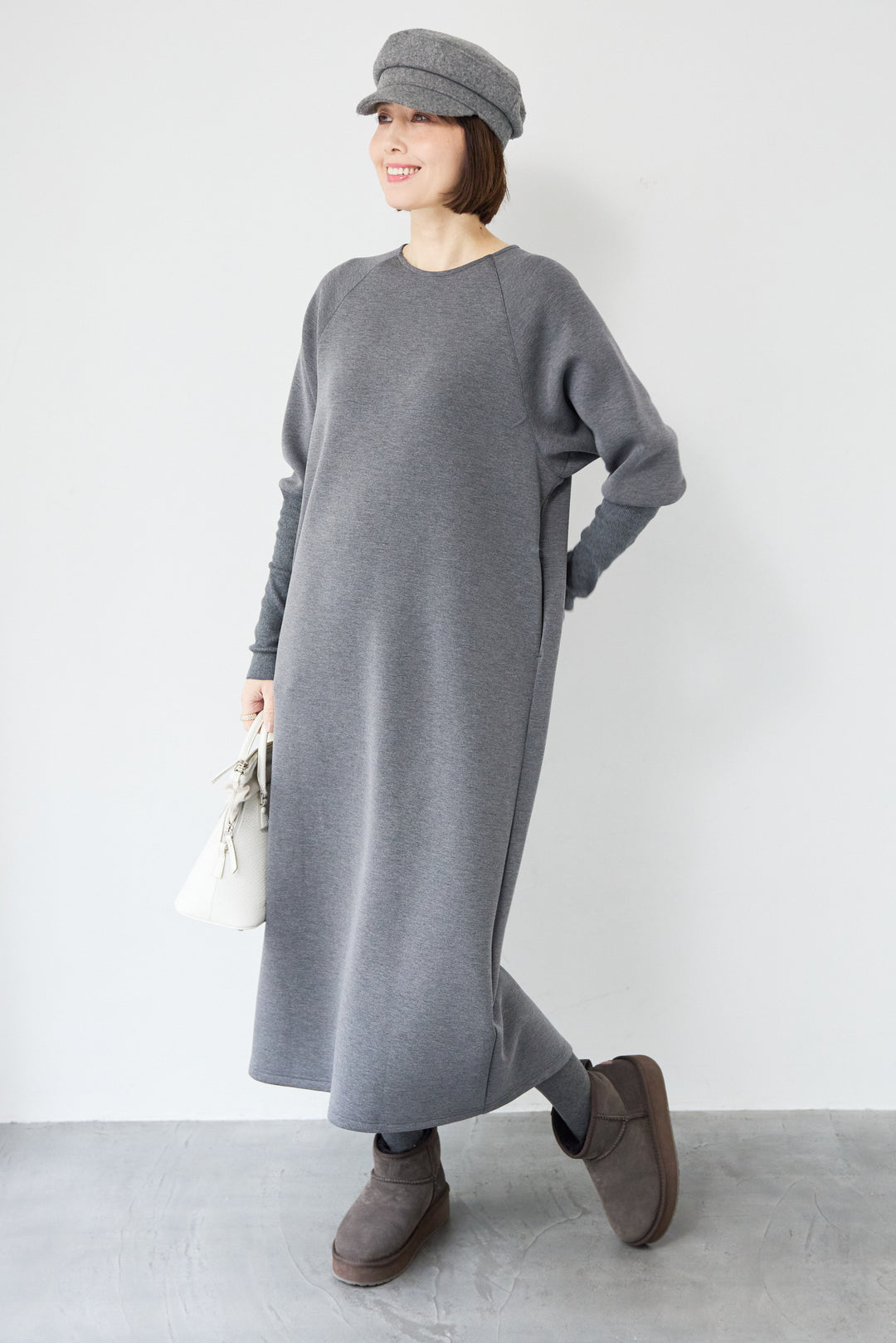 バックジップソフトダンボールワンピース