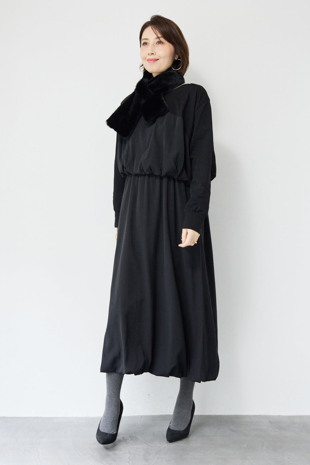 ダブルバルーンワンピース