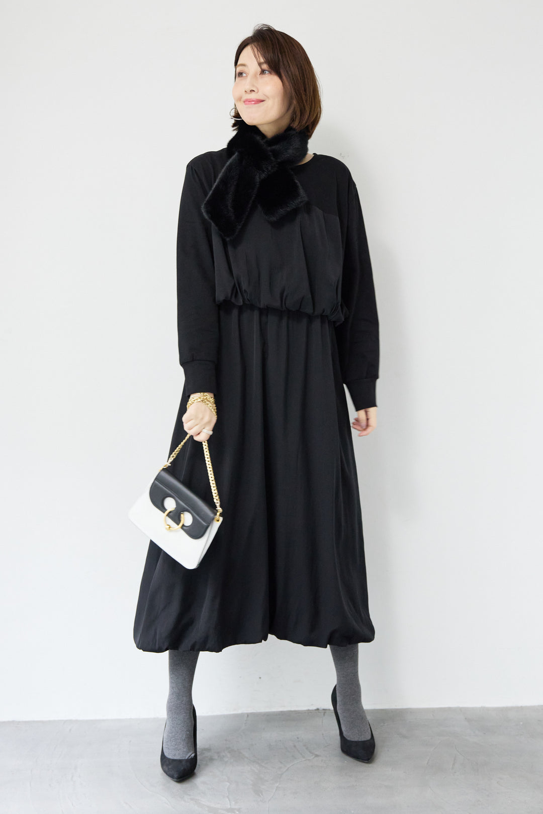 ダブルバルーンワンピース