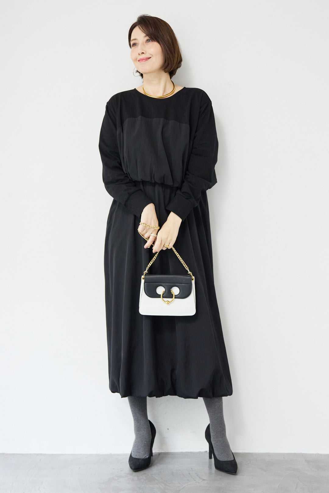 ダブルバルーンワンピース