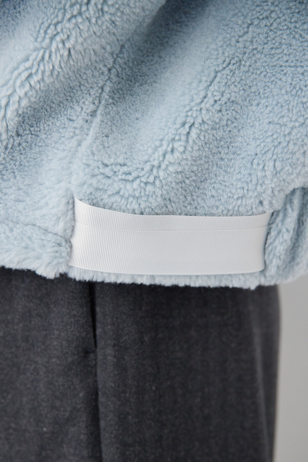 [SET]ボアポンチョコート+ふんわりワッフルタートルニット(2set)