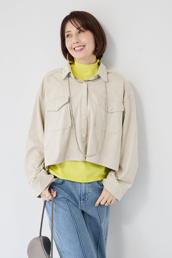 ロールエッジタートルニット