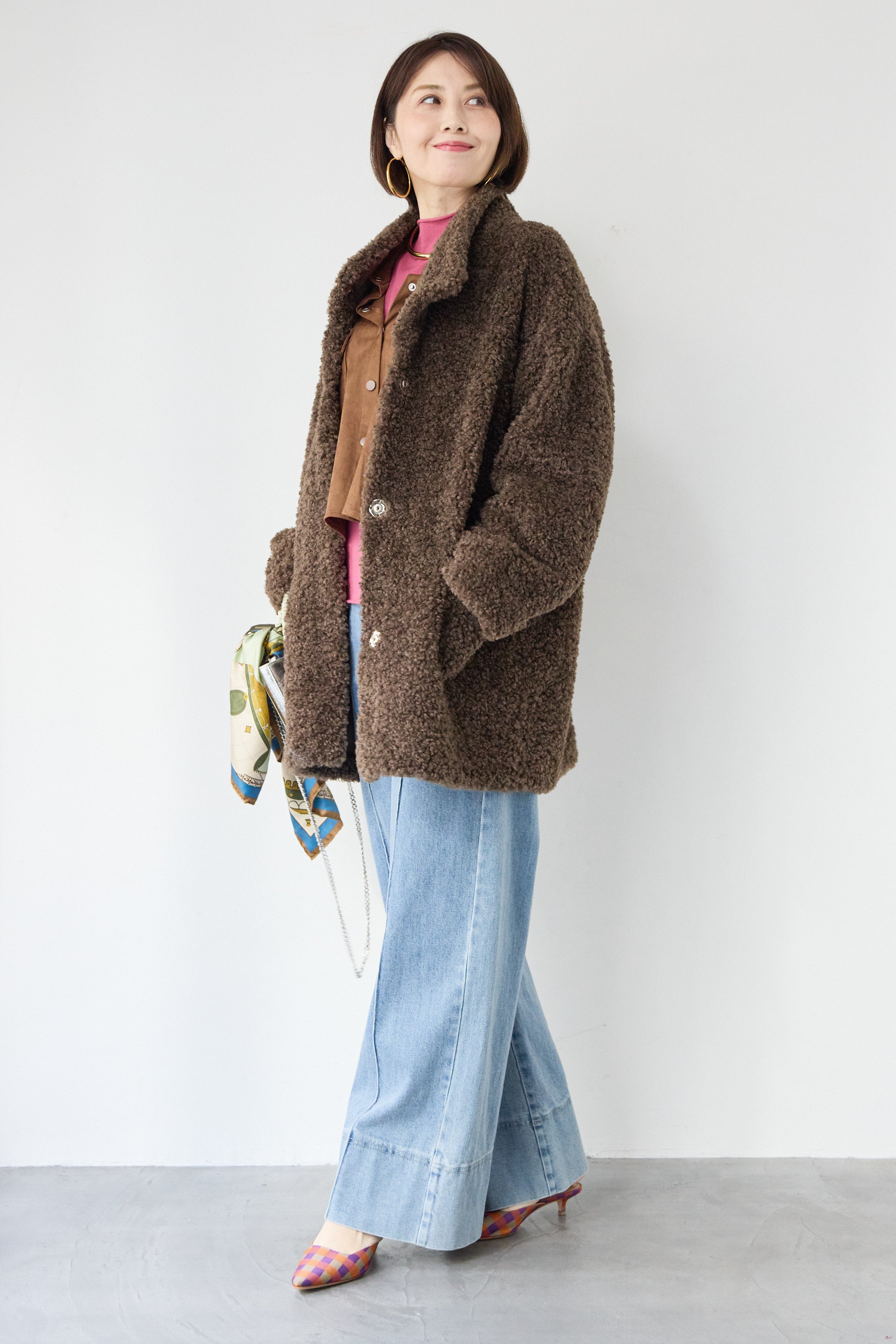 PLUS OTO.HA プラスオトハ　ダブルフェイスニットコート PLUS OTO.HA プラスオトハ ダブルフェイスニットコート PLUS OTO.HA