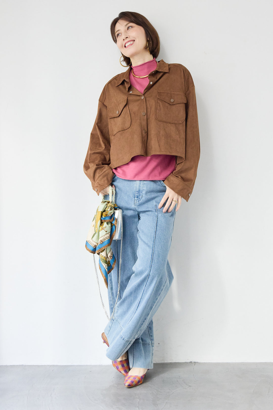 ロールエッジタートルニット