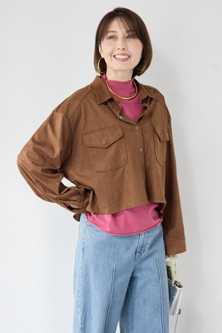 ロールエッジタートルニット