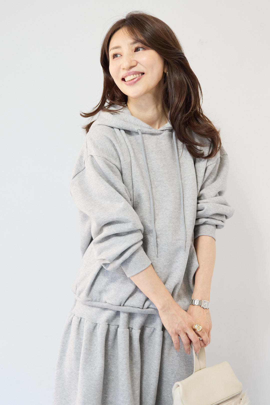 ライトウェイトフレアスウェットセットアップ