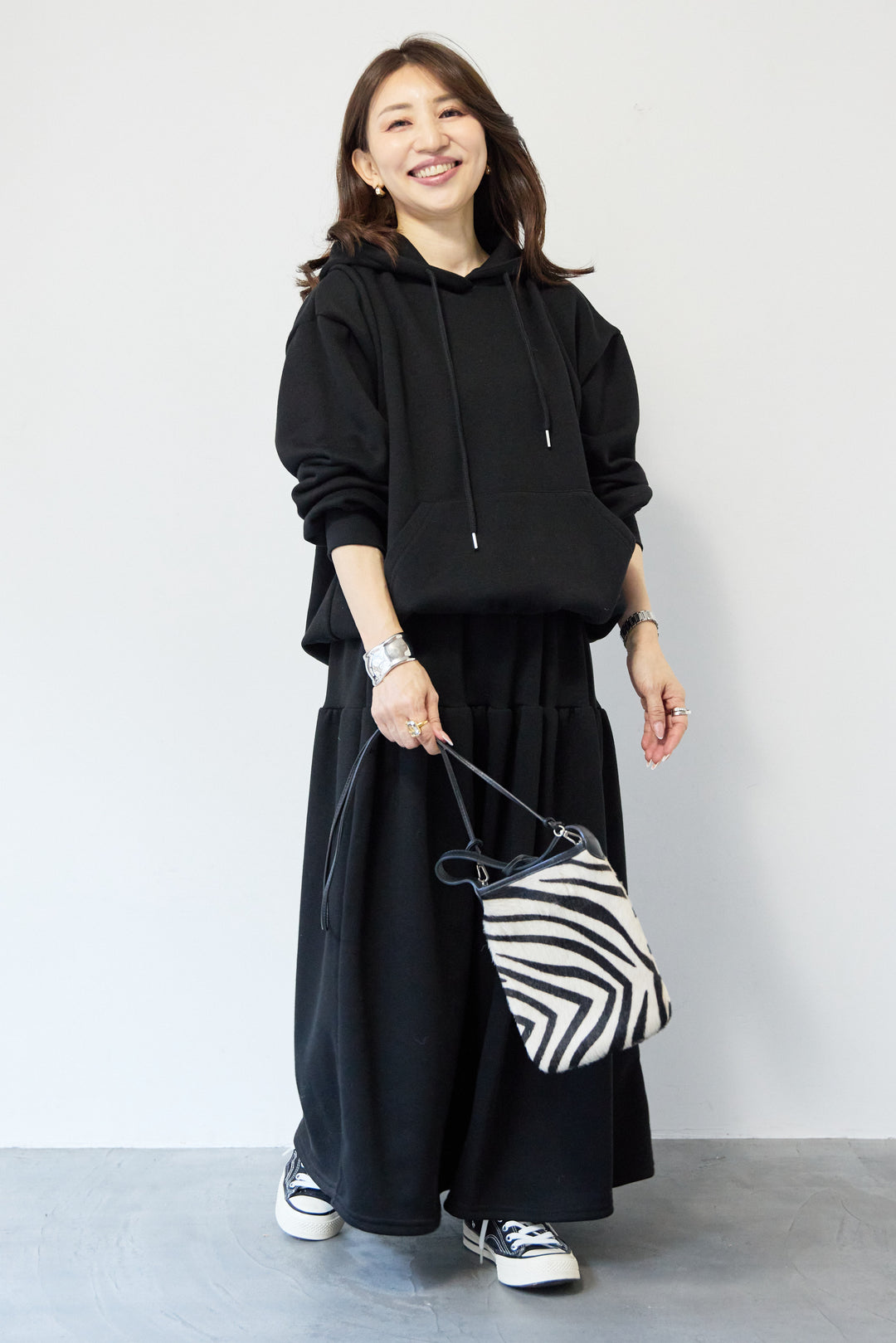 ライトウェイトフレアスウェットセットアップ