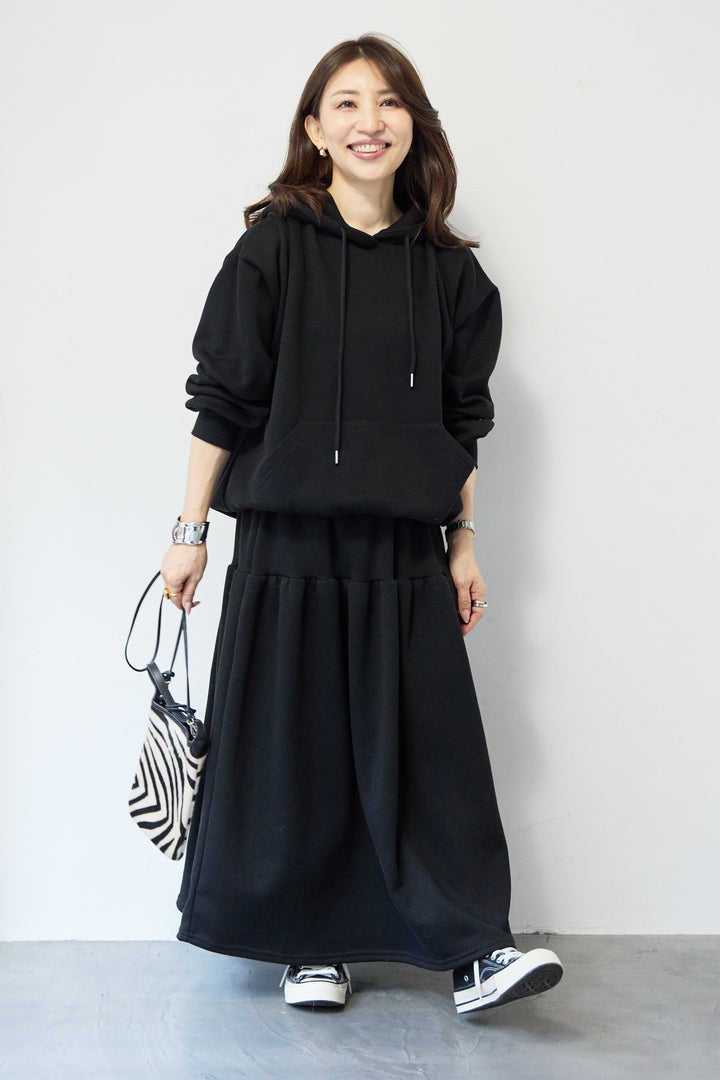 ライトウェイトフレアスウェットセットアップ