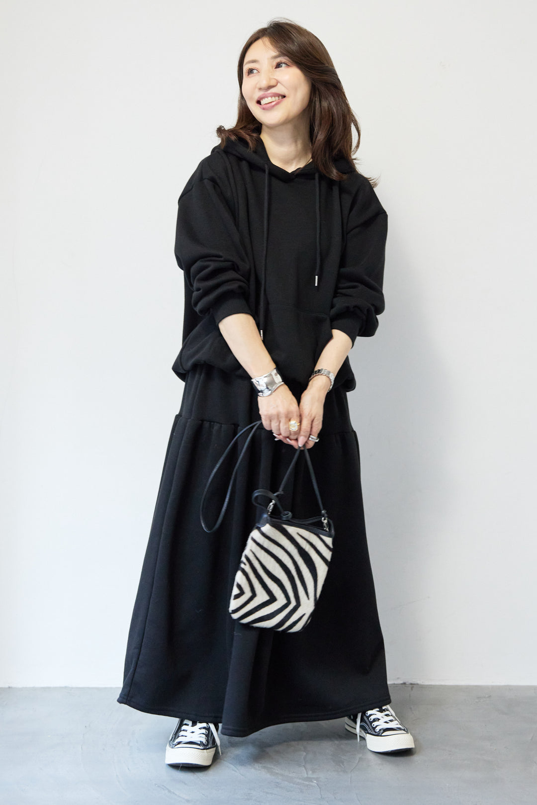 ライトウェイトフレアスウェットセットアップ