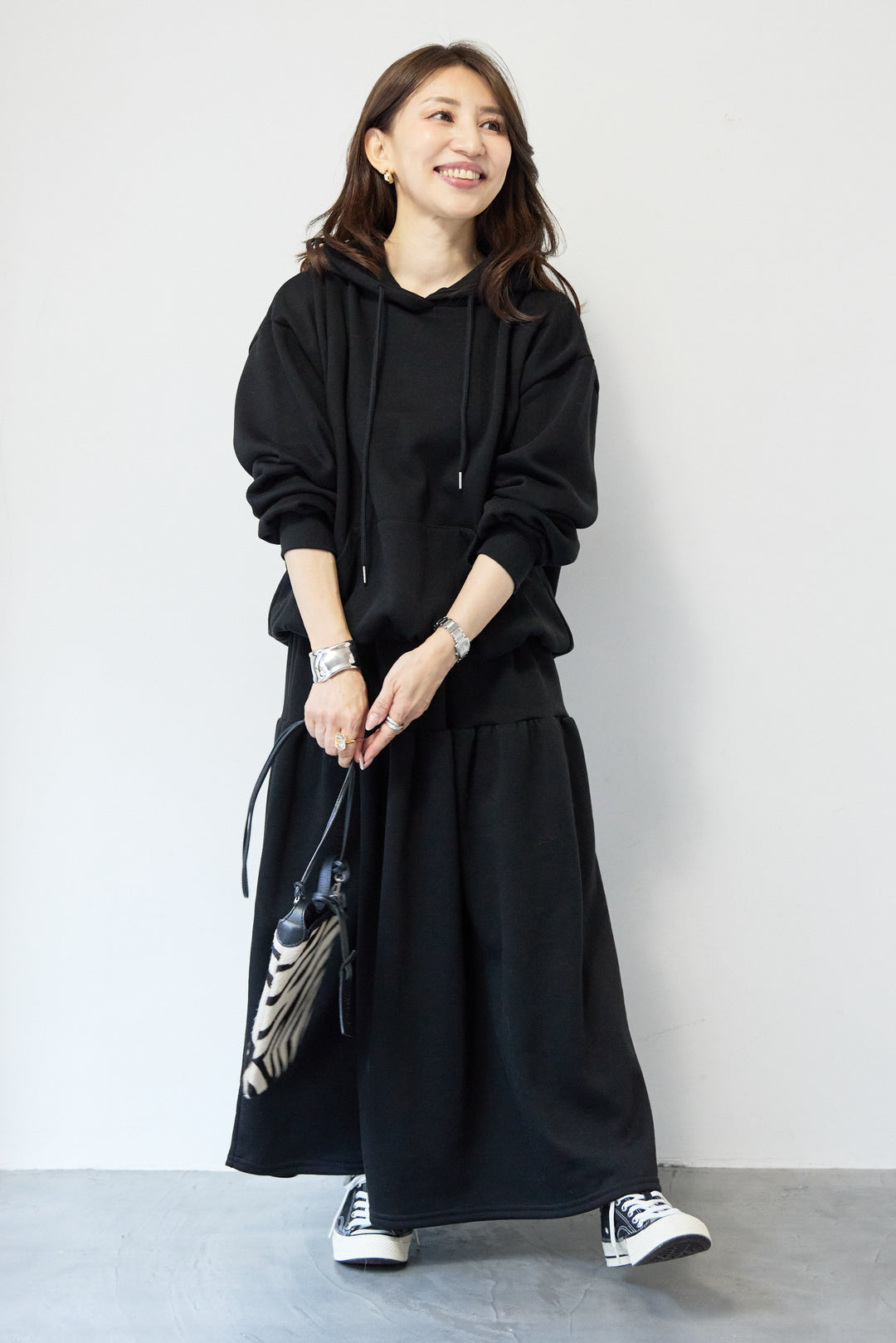 ライトウェイトフレアスウェットセットアップ