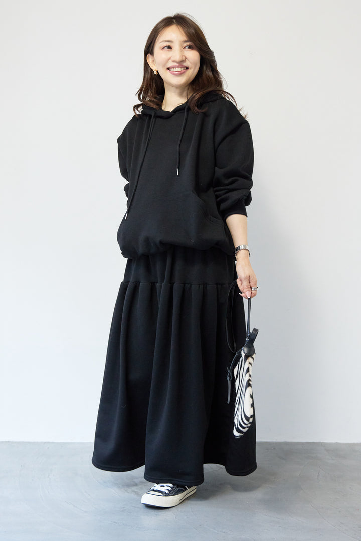 ライトウェイトフレアスウェットセットアップ