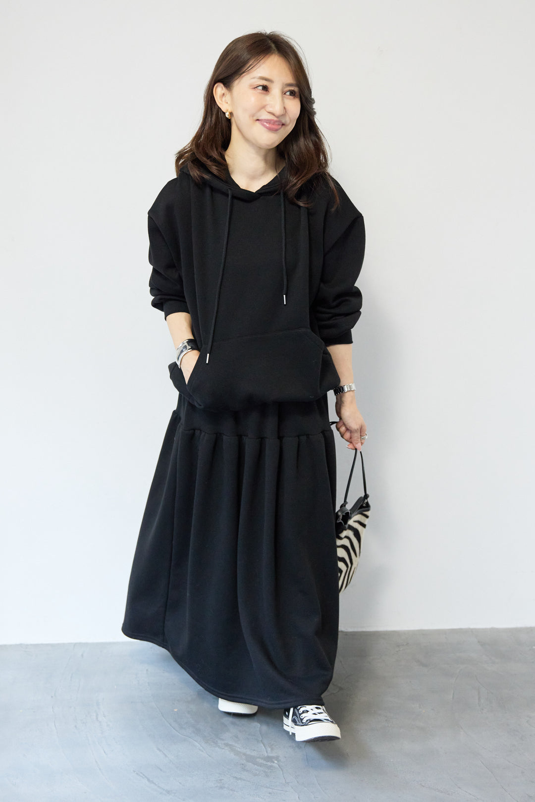 ライトウェイトフレアスウェットセットアップ