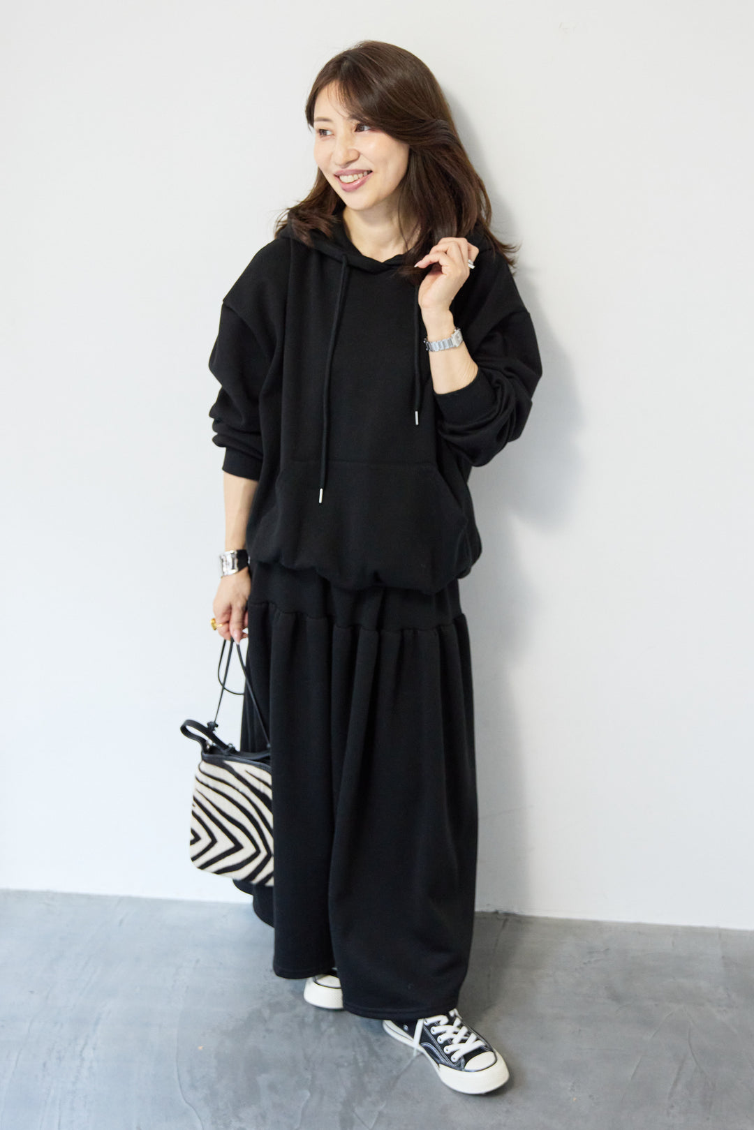 ライトウェイトフレアスウェットセットアップ