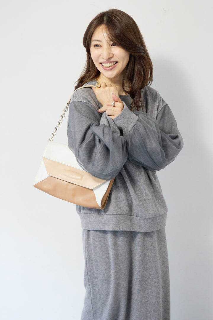 [SET]ニットコーデュロイプルオーバー+ニットコーデュロイストレートスカート(2set)