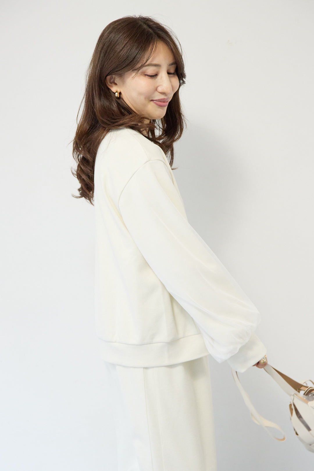 [SET]ニットコーデュロイプルオーバー+ニットコーデュロイストレートスカート(2set)