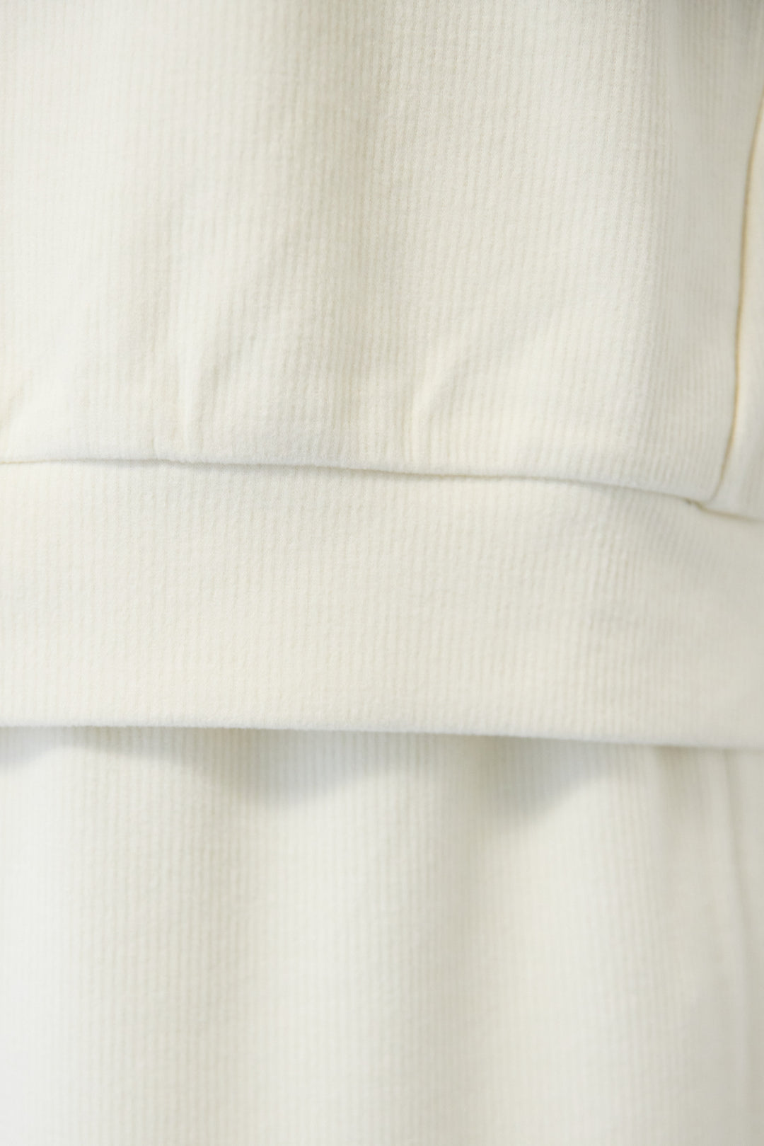 ニットコーデュロイプルオーバー