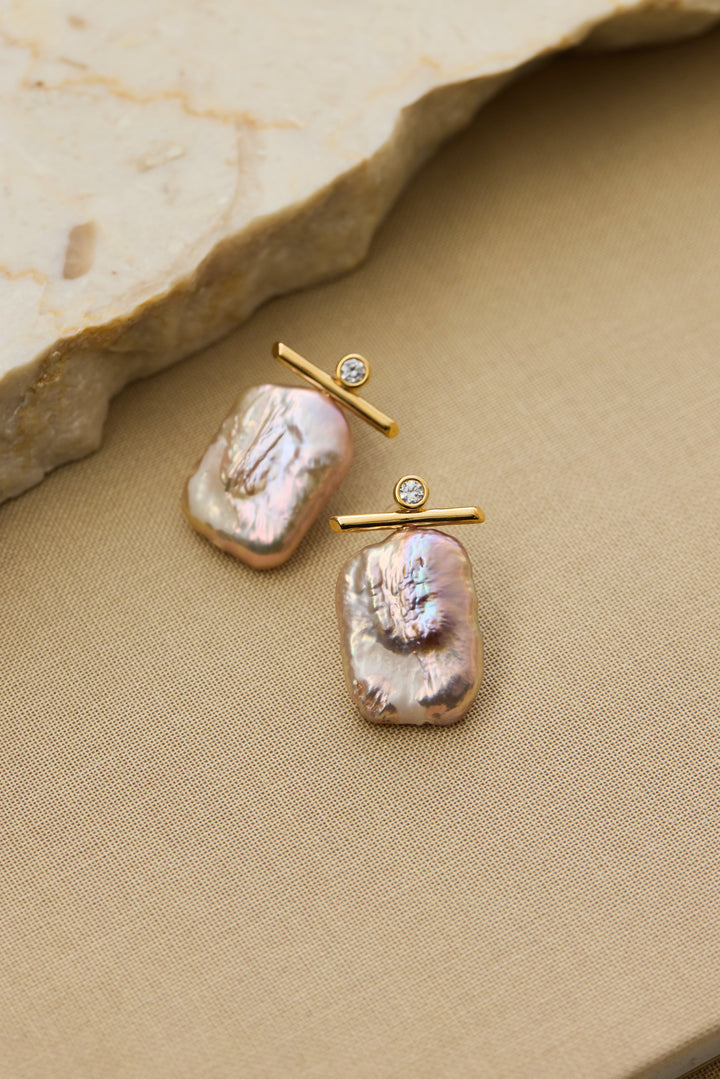 バロックパールピアス