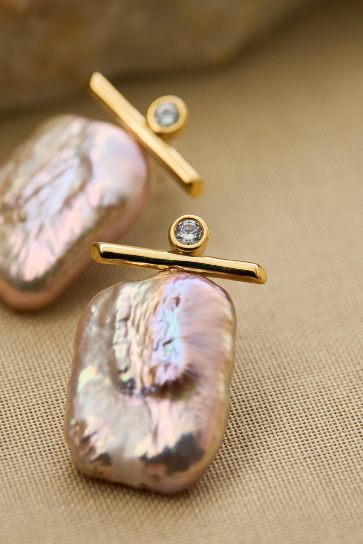 バロックパールピアス