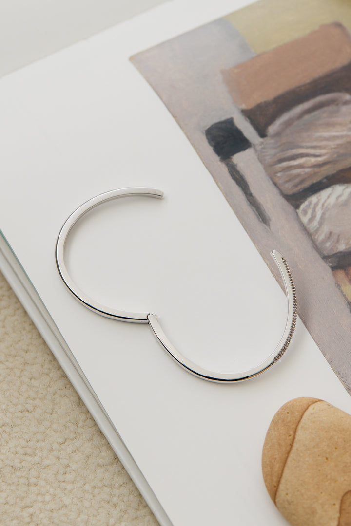 ストーンオープンバングル