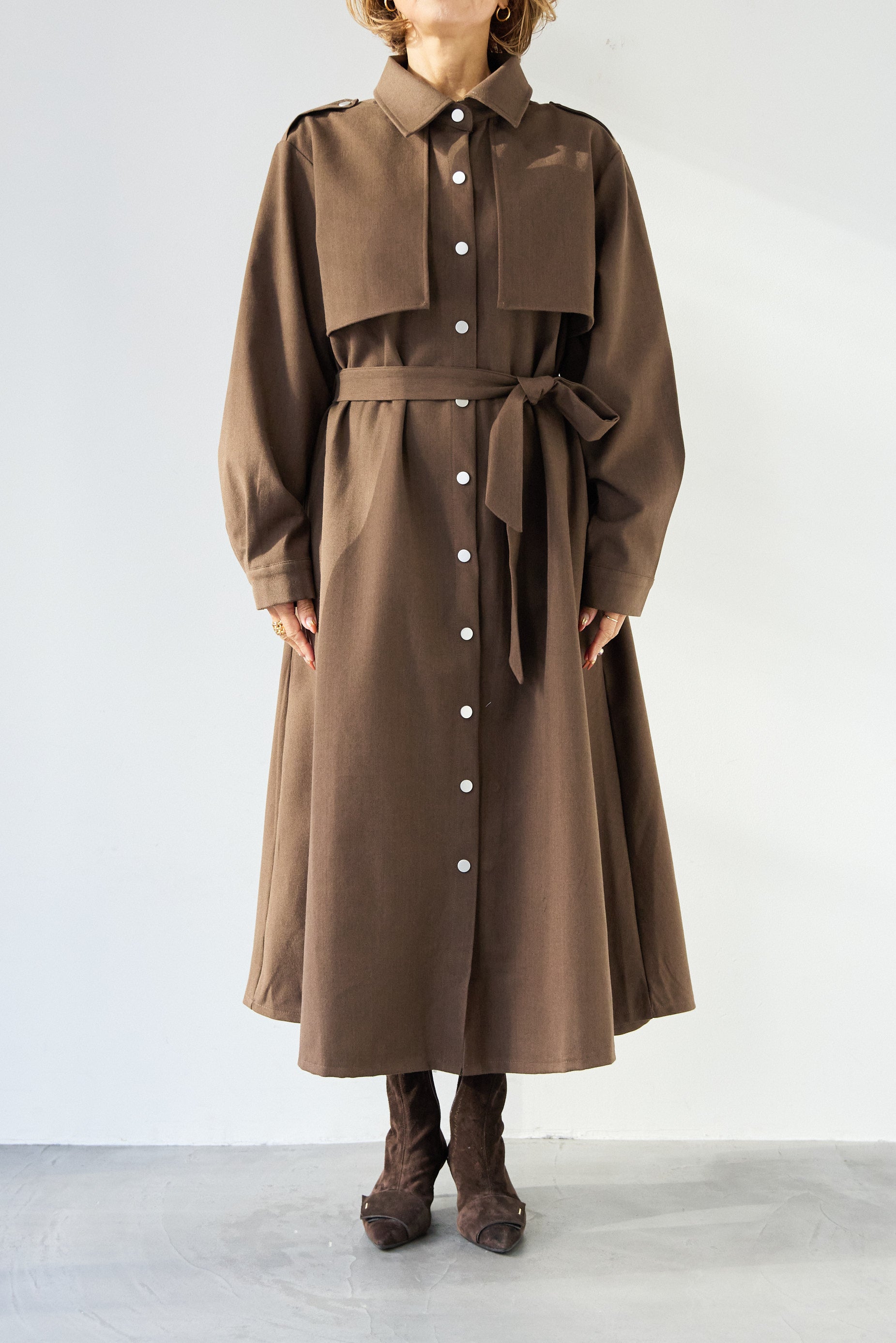 トレンチライクシャツワンピース – plusotoha