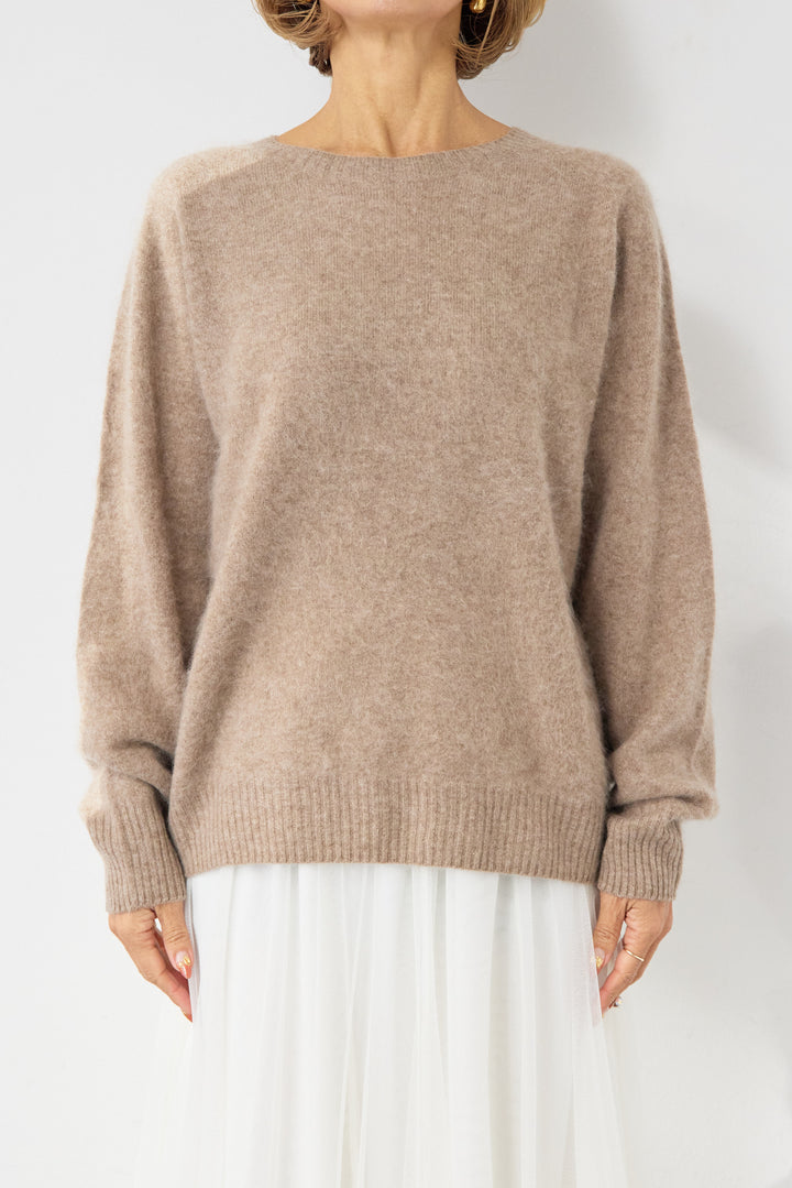 [SET]カシミヤウールニット+チュールギャザースカート(2set)